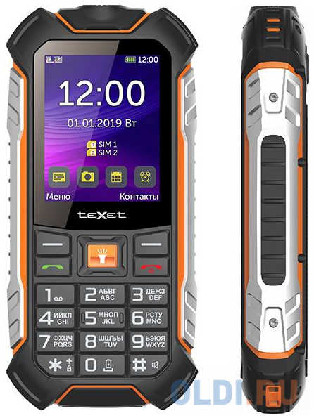 Мобильный телефон Texet TM-530R черный 4348410200