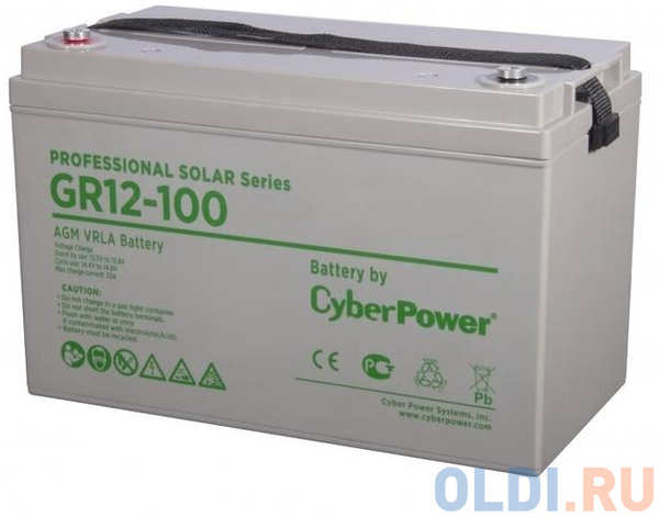 Battery CyberPower Professional solar series (gel) GR 12-100 / 12V 100 Ah 4348416051