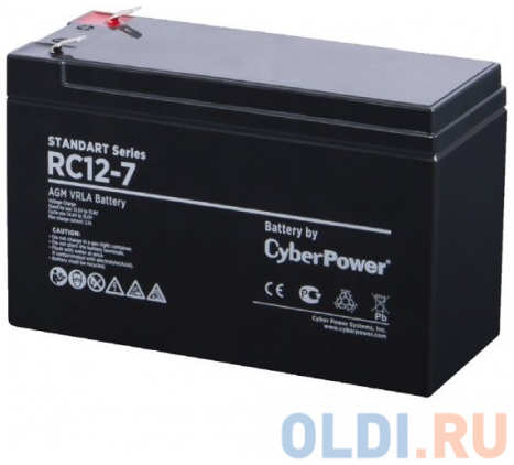 Battery CyberPower Standart series RC 12-7 / 12V 7 Ah 4348416053