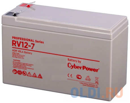 Battery CyberPower Professional series RV 12-7 / 12V 7.5 Ah 4348416057