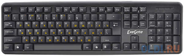Клавиатура проводная Exegate LY-331L2 USB черный 4348416231