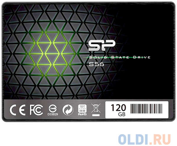 SSD накопитель Silicon Power Slim S56 120 Gb SATA-III SP120GBSS3S56B25RM 4348417989