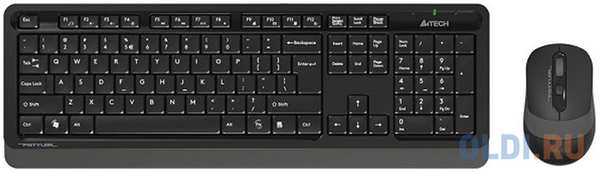 A4Tech A-4Tech Клавиатура + мышь A4 Fstyler FG1010 GREY клав:черный/серый мышь:черный/серый USB беспроводная [1147570] 4348419490