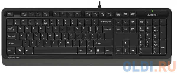 Клавиатура проводная A4TECH Fstyler FK10 USB черный серый 4348420782