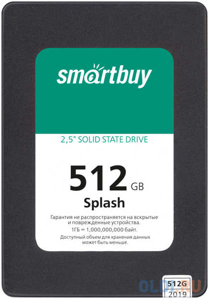SSD накопитель Smart Buy Splash 512 Gb SATA-III 4348422227