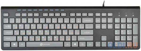 Клавиатура проводная Oklick 480M USB
