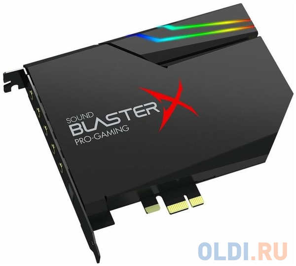 Звуковая карта Creative PCI-E BlasterX AE-5 Plus (BlasterX Acoustic Engine) 5.1 Ret 4348433724