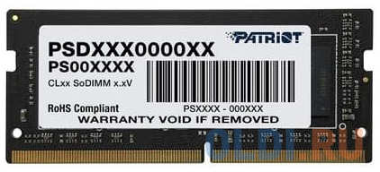 Оперативная память для ноутбука Patriot Signature SO-DIMM 16Gb DDR4 2400 MHz PSD416G240081S 4348438927