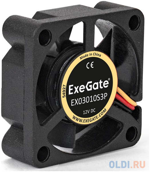Exegate EX281210RUS Вентилятор ExeGate Mirage-S 30x30x10 подшипник скольжения, 8000 RPM, 23, 3pin 4348439130