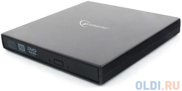 Внешний привод DVD±RW Gembird DVD-USB-02 USB 2.0 черный Retail 4348439263