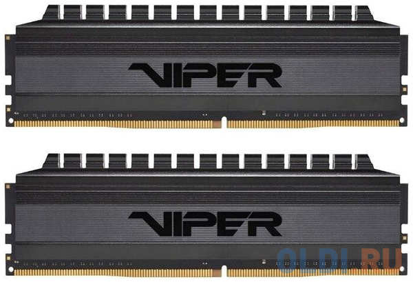 Оперативная память для компьютера Patriot Viper 4 Blackout DIMM 16Gb DDR4 3200 MHz PVB416G320C6K 4348439314