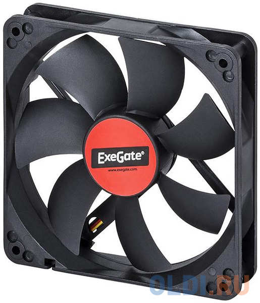 Exegate EX166176RUS Вентилятор для корпуса Exegate/, 1500 об./мин.,3pin 4348443729