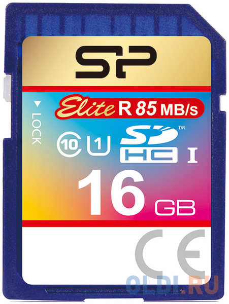 Флеш карта SD 16GB Silicon Power Elite SDHC Class 10 UHS-I 4348451112