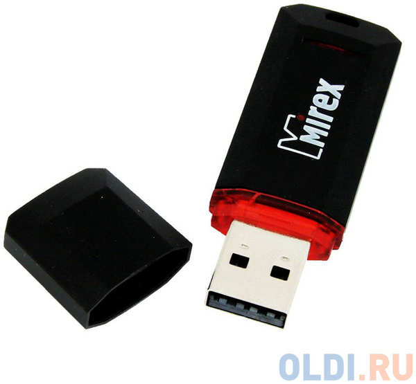 Флеш накопитель 64GB Mirex Knight, USB 2.0, Черный 4348451149