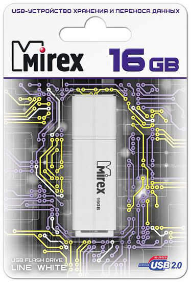 Флеш накопитель 16GB Mirex Line, USB 2.0