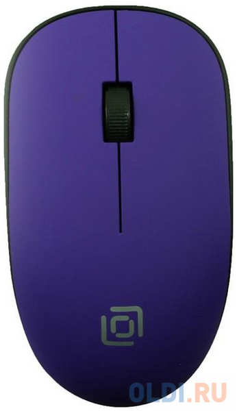 Мышь беспроводная Oklick 515MW чёрный пурпурный USB + радиоканал 4348451293