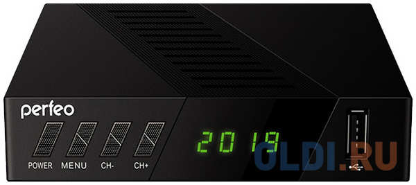 Perfeo DVB-T2/C приставка ″STREAM-2″ для цифр.TV, Wi-Fi, IPTV, HDMI, 2 USB, DolbyDigital, пульт ДУ 4348451581