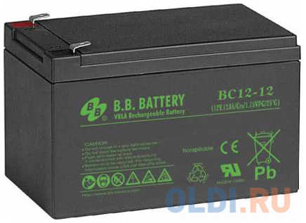 BB-Mobile Батарея для ИБП BB BC 12-12 12В 12Ач 4348451616