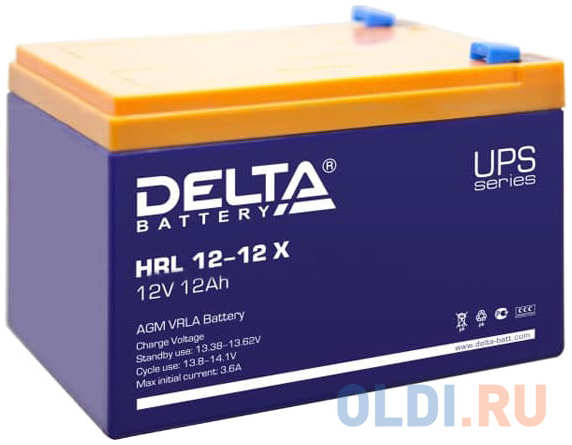 Батарея для ИБП Delta HRL 12-12 X 12В 12Ач 4348451759