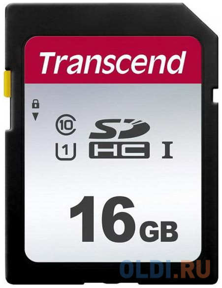 Карта памяти SDHC 16Gb Transcend S300 Class10 UHS-1, U1 [TS16GSDC300S] 4348452743