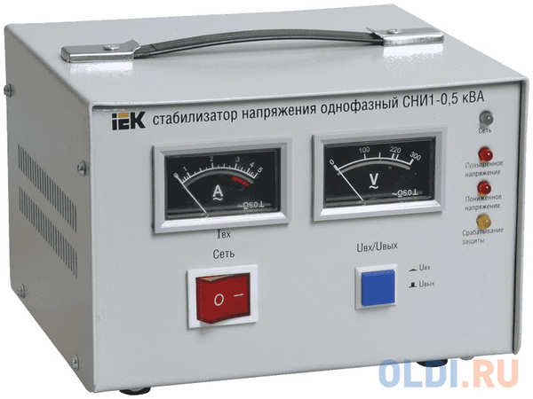 Iek [IVS10-1-00500] Стабилизатор напряжения СНИ1-0,5 кВА однофазный ИЭК 4348452747