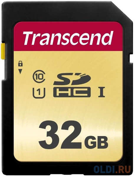 Флеш-накопитель Transcend Карта памяти Transcend 32GB UHS-I U1 SD card MLC 4348452784
