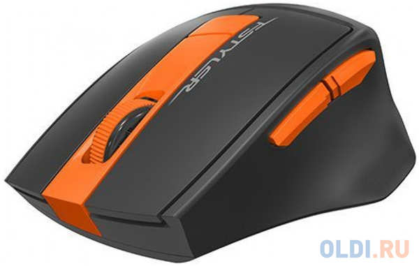 Мышь беспроводная A4TECH Fstyler FG30 серый оранжевый USB 4348453736