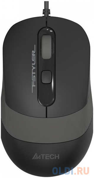Мышь проводная A4TECH Fstyler FM10 чёрный серый USB 1147673 4348453797
