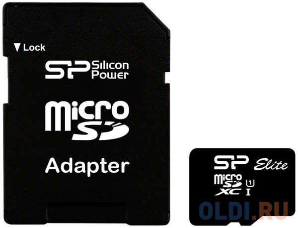 Флеш карта microSD 128GB Silicon Power Elite microSDXC Class 10 UHS-I U1 SP128GBSTXBU1V10
