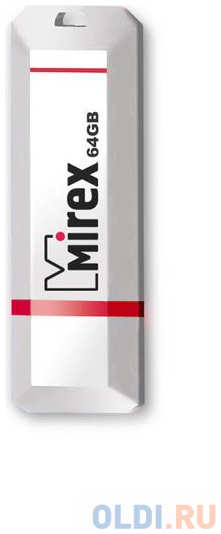 Флеш накопитель 64GB Mirex Knight, USB 2.0, Белый 4348453877