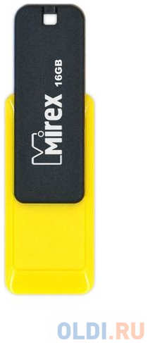 Флеш накопитель 16GB Mirex City, USB 2.0, Желтый 4348453888