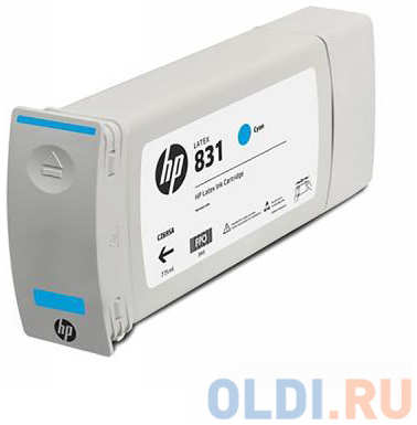 Картридж HP 831C для HP Latex 310/330/360 голубой 775мл CZ695A 4348454538