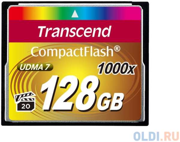 Карта памяти Compact Flash Card 128GB Transcend 1000x TS128GCF1000 4348454799