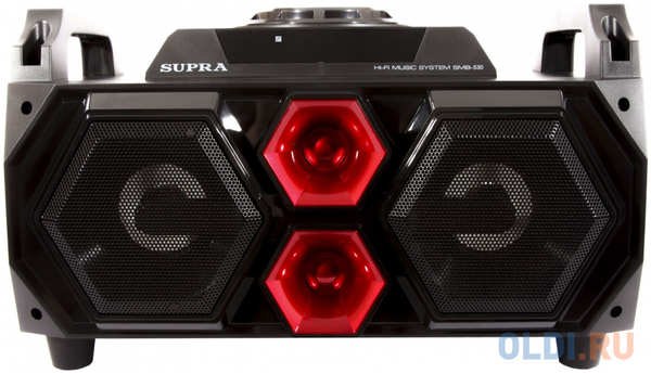 Минисистема Supra SMB-530 черный 500Вт/FM/USB/BT/SD 4348455296