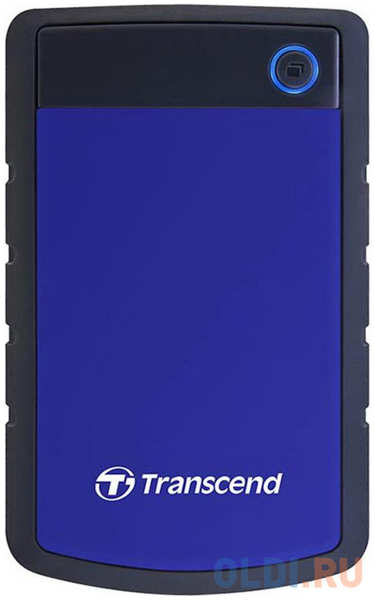 Жесткий диск Transcend USB 3.0 4Tb TS4TSJ25H3B StoreJet 25H3 (5400rpm) 2.5″ синий 4348455298