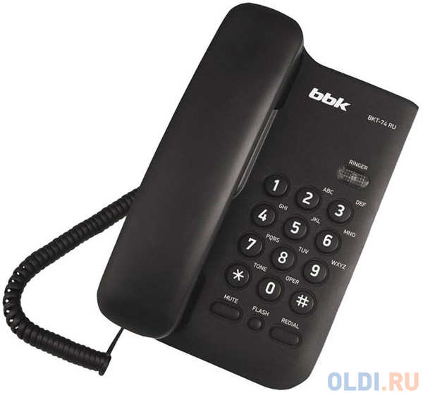 Телефон BBK BKT-74 RU черный 4348456029