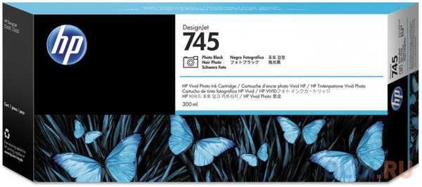 Картридж HP 745 F9K04A для HP DesignJet черный 4348456045