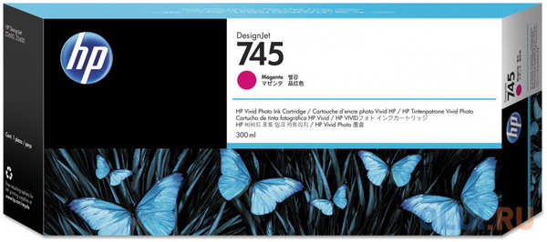 Картридж HP 745 F9K01A для HP DesignJet пурпурный 4348456087