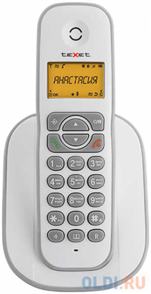 Радиотелефон DECT Texet TX-D4505A Dect бело-серый 4348456359