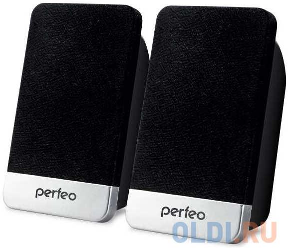 Колонки Perfeo Monitor 2x3 Вт USB черный 4348456384
