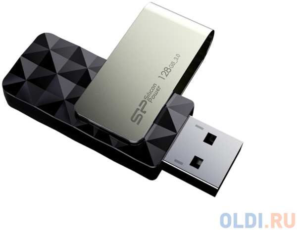 Флешка USB 128Gb Silicon Power Blaze B20 USB3.0 SP128GBUF3B20V1K черный 4348458678