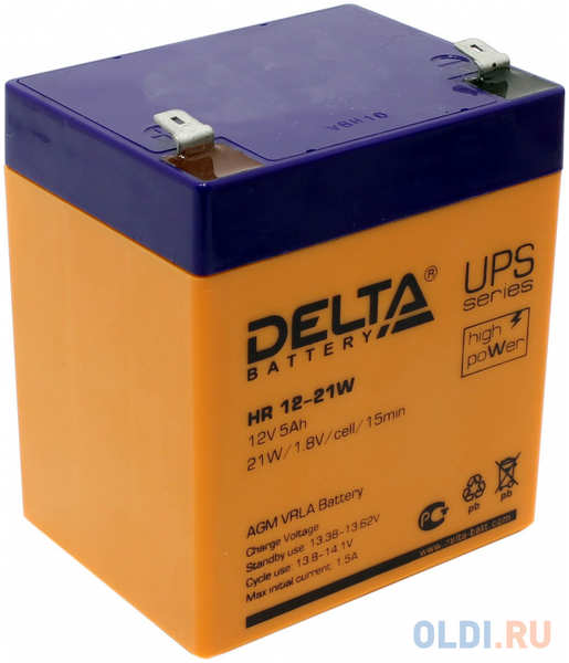 Батарея Delta HR 12-21W 5Ач 12B 4348458821