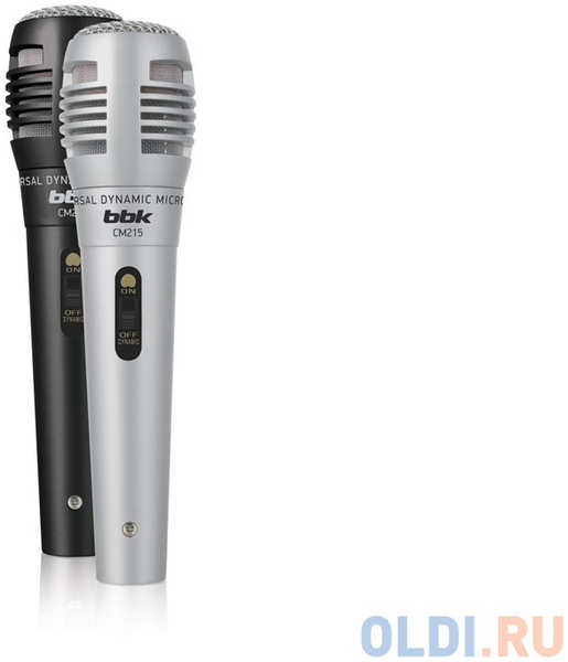 Микрофон BBK CM215 черно-серебристый 2шт 4348458864