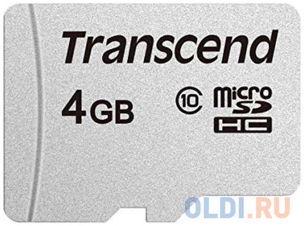 Карта памяти microSDHC 4Gb Transcend 300S 4348460097