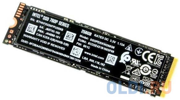 SSD накопитель Intel SSDPEKKW256G8XT 256 Gb PCI-E 3.0 x4 4348461008