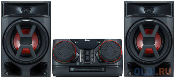 Минисистема LG CK43 черный 300Вт/CD/CDRW/FM/USB/BT 4348461475