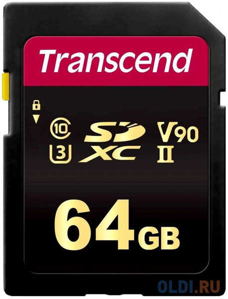 Карта памяти SD XC 64Gb Transcend TS64GSDC700S 4348466242