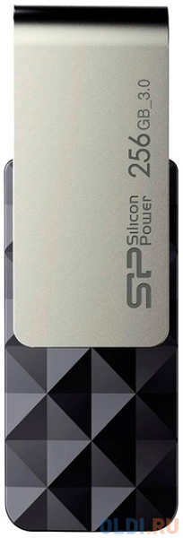 Флеш Диск Silicon Power 256Gb Blaze B30 SP256GBUF3B30V1K USB3.0 черный/серый 4348470821