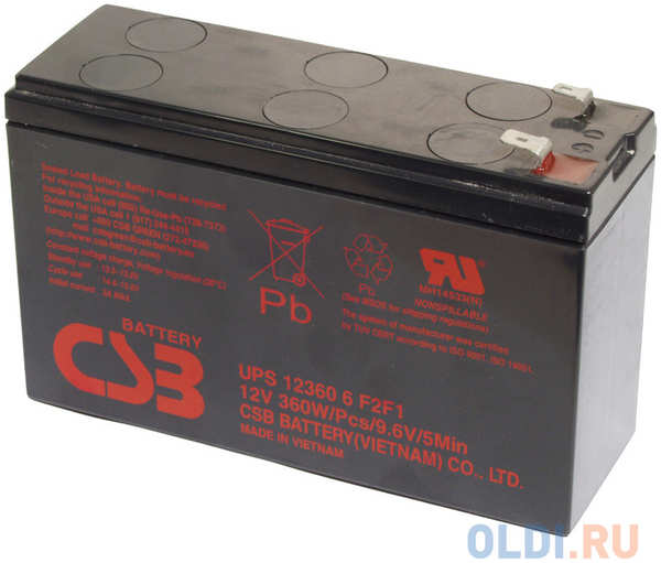CSB Батарея UPS123606 (12V 6Ah) 4348471902
