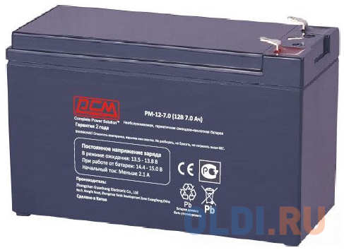 Батарея для ИБП Powercom PM-12-7.0 12В 7.0Ач 4348472861